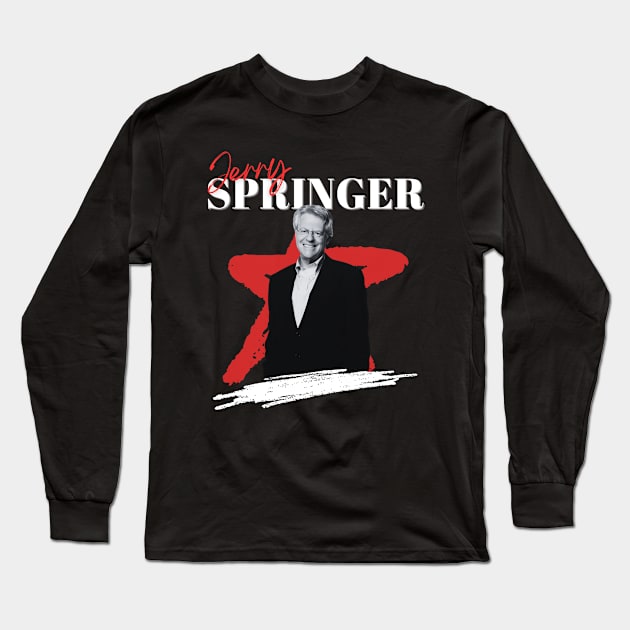 Jerry springer retro style Long Sleeve T-Shirt by FlowersVibes